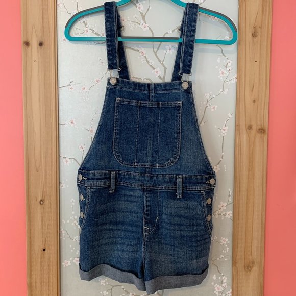 Blue Jean Short Overalls - Picture 1 of 1